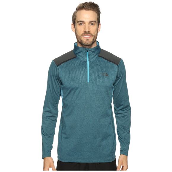 The North Face Kilowatt 1/4 Zip Pullover Blue FlashDry-XD Lightweight Mens Large - Picture 8 of 8